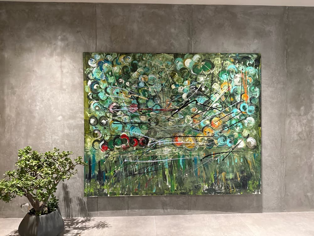 A painting in the house.