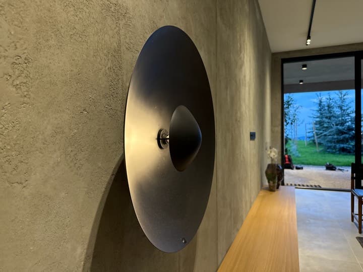 Architectural wall lamp.