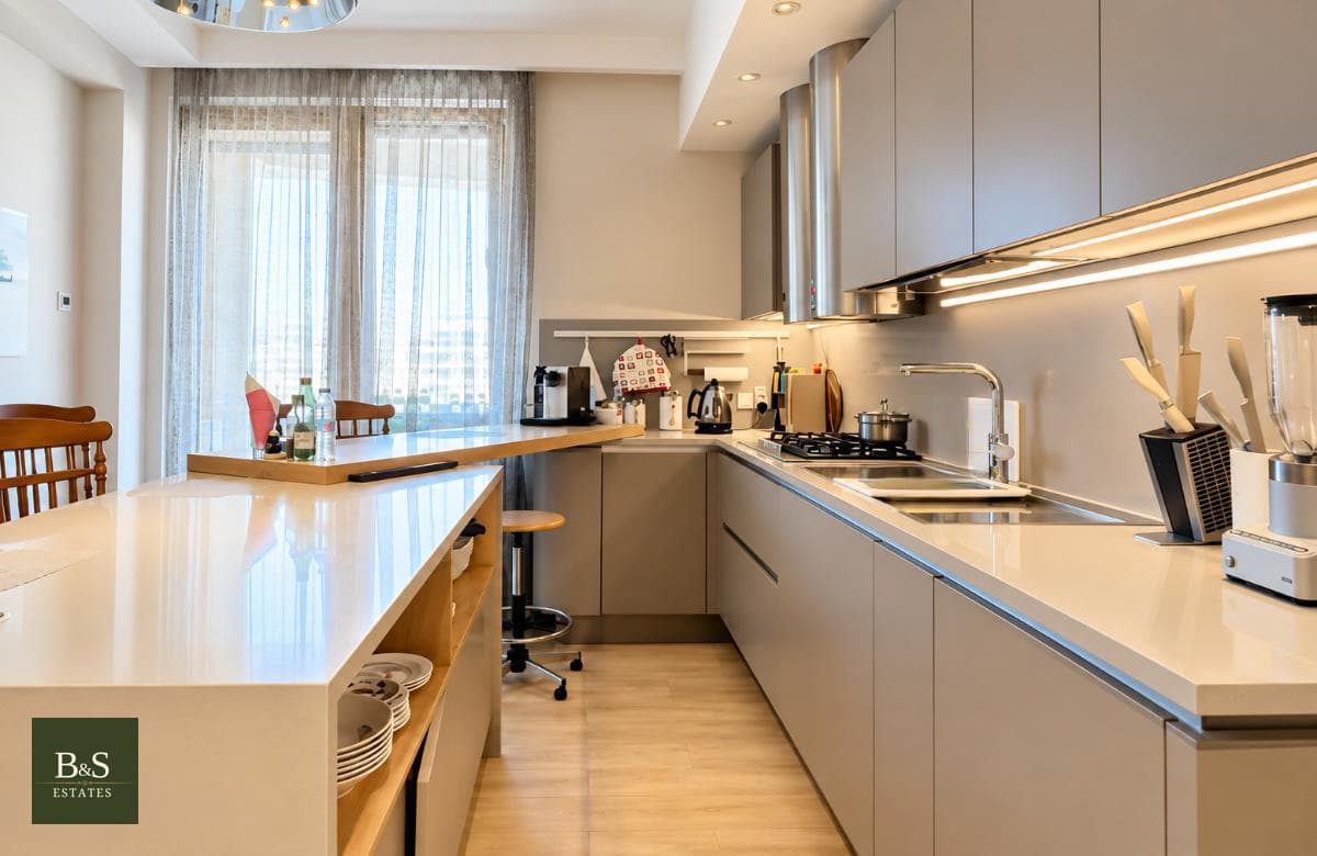 The kitchen.