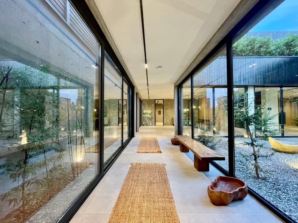 The hallway.