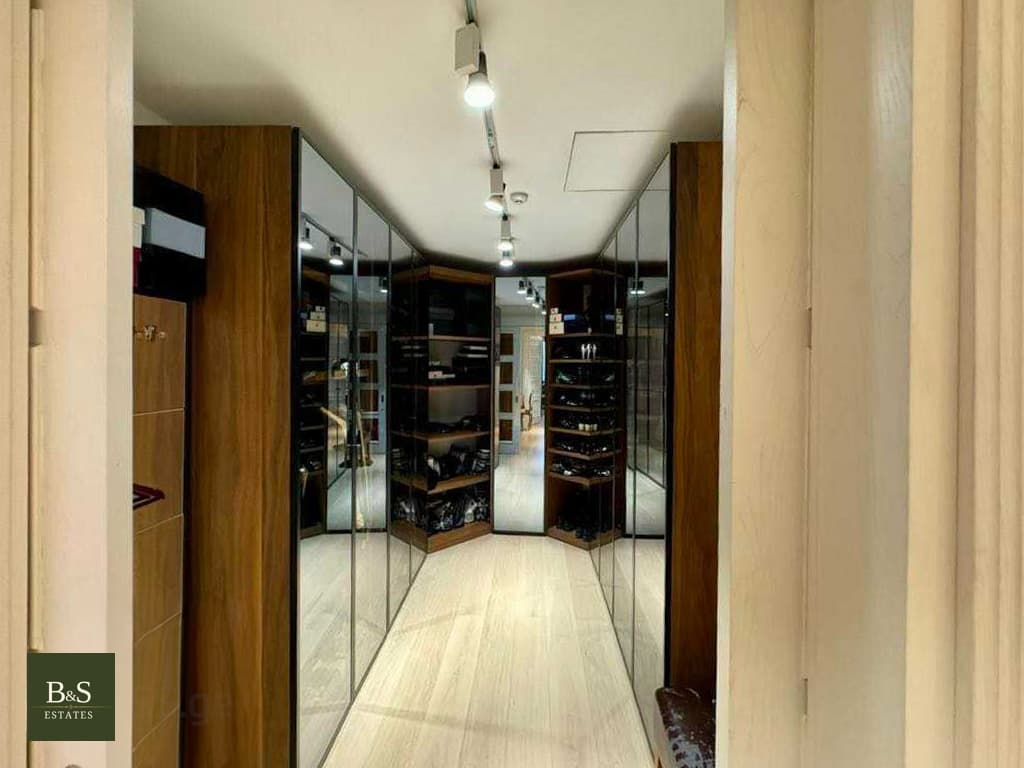 The master dressing room.